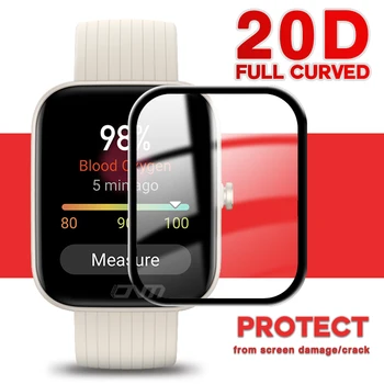 20D skjermbeskytter for amazfit Bip-3 Pro Film for amazfit Bip U S Full Dekning Beskyttende Deksel for Bip3 Smartwatch Ikke Glass