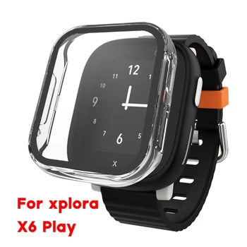 Beskyttende For Xplora X6 Spille Vanntett Screen Protector-Shell Smartwatch Ett stykke Bolig Glass Film Tilbehør