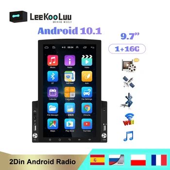 LeeKooLuu Android 10.0 2 Din Bil radio Multimedia GPS-Spiller 2DIN Universal 9.7