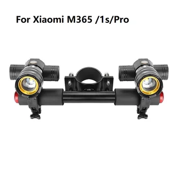 LED-Lyskaster For Xiaomi M365 /Pro Elektrisk Scooter Zoomable Batteri 1200mAh USB Oppladbar 150LM LED-Lys Foran Lampen Del