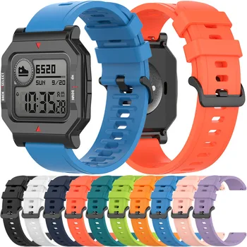 Myk Silikon Klokke Stropp For Xiaomi Huami Amazfit Neo Smart Watch Erstatning Armbånd med Verktøyet Belte Tilbehør Sport Band