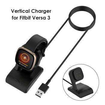 Følelse Lade Kabel-Dokk Smart Armbånd Erstatning ladekabel Bærbare USB-Lader for Fitbit Versa 3/Fitbit Følelse