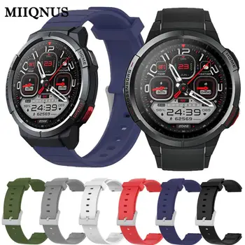 Erstatning Silikon Stropp For Mibro GS Smart Watch Sport Watchband Håndleddet Band Armbånd Watchband Justerbart Belte Tilbehør