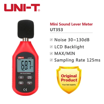 ENHET UT353 Digital Sound Level Meter UT353BT Noisemeter 30-130dB Desibel Tester Støy Lyd Detektor Bluetooth