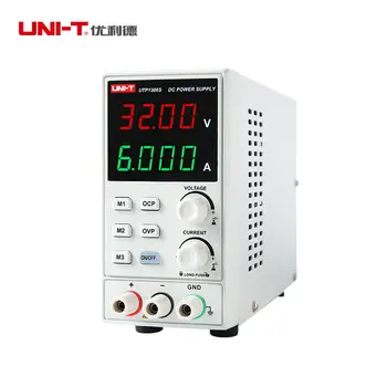 ENHET UTP1306S Regulert Bytte DC Strømforsyning Justerbar 32V 6A Enkelt Kanal 4Bits 220V Inngang OVP Mobiltelefon Reparasjon