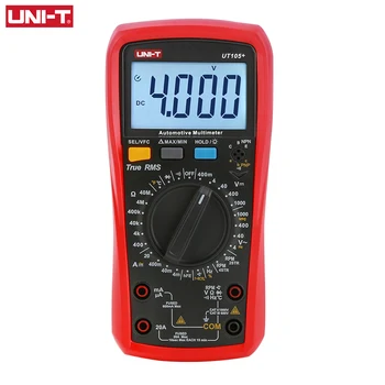 ENHET for Digital Automotive Multimeter Bil UT105+ UT107+ AC DC Strøm Tester Voltmeter Capacimeter Frekvens Meter Temperatur
