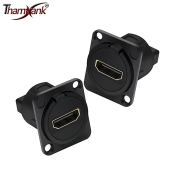 1 stk HDMI-Kompatible Kontakten 2.0-Versjonen Kontakt Panel Kontakt D-type-Kvinnelige Socket Hann Adapter