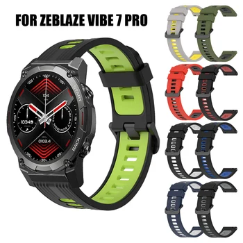 Ny Reim For Zeblaze Vibe 7 Pro Smart Watch Band Silikon Armbånd For Zeblaze Utover 2 Btalk GTR 3 GTS Pro Armbånd