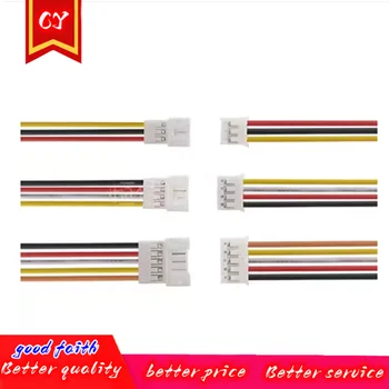 10Set 10CM/15CM/20CM JST 1.25 2/3/4/5/6 pin-hann hunn plugg kontakten med wire 1.25 MM 2pin/3pin/4pin/5pin kabel-2p/3p/4p/5p/6p