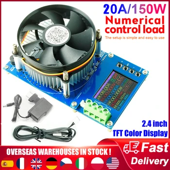 150W 20A CNC Elektronisk Legg 4-wire Lithium Batteri Tester Kapasitet Intern Motstand Gjeldende Spenning Power Monitor System