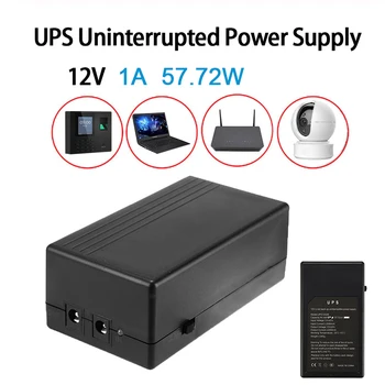 12V 1A 57.72 W Sikkerhet Standby-Strømforsyning-UPS Mini Batteriet Uavbrutt Backup Strømforsyning Til Kamera Ruter