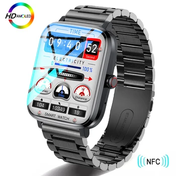 2023 Nye NFC Smart Watch Menn Smart Bluetooth-Ring Sport GPS-Spor Smartwatch Kvinner hjertefrekvens PPG Smartwatch For Android ios