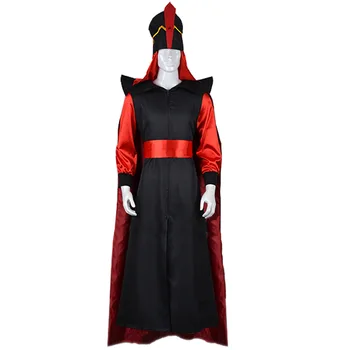 Filmen Themagic Lampe Aladdin Jafar Mann Halloween Sminke, Kostyme Voksen Rollespill Wizard Jafar Kappe Costumes Halloween Cosplay