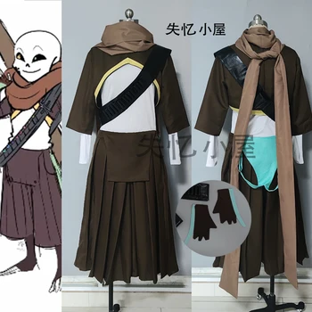 Anime Undertale Sans Julen Stil Cosplay Kostyme For Halloween Party Antrekk Tilpasset Laget For Kvinner Og Menn