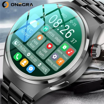 2023 Nye NFC Smart Watch Menn GPS-AMOLED 360*360 HD-Tv med Blod Oksygen Blodtrykk puls Klokke Bluetooth-Ring SmartWatch