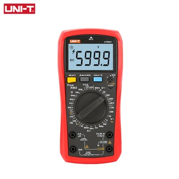 UNI T Digitalt Multimeter UT890C UT890D+ 6000 Teller Manuell Frekvens Temperatur Spenning Ammeter AC DC DMM Kondensator Tester NCV