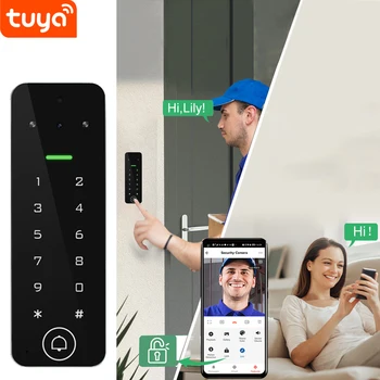 IP65 Vanntett Wi-fi Tuya App Dør Access Control System og Smart Video Dør Telefon Intercom