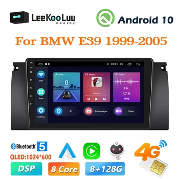 LeeKooLuu 2Din Android Bil Radio Auto Stereo GPS-Multimedia-Spiller 4G Wi-fi DSP Carplay For BMW X5 E53 E39 E38 M5 1995 1996 -2003