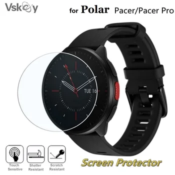 10PCS Smart Watch skjermbeskytter for Polar Pacer Pro Runde Herdet Glass Anti-Scratch Beskyttende Film for Polar Pacer