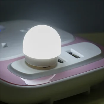 USB-Pluggen Lampe Lite nattlys Datamaskinen Mobile Lading Mini Reserve Pærer LED øyevern Super Lyst å Lese Nytt Lys