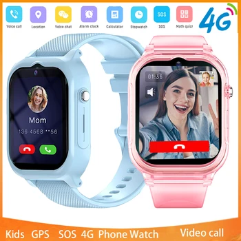 for Xiaomi Mijia Barn Smart Watch Barn GPS 4G SIM-Kort SOS-Vanntett IP67 videoanrop Gave Student Baby Nyeste Smartwatch