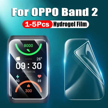 For OPPO Band 2 Screen Protector Myk Hydrogel Film Anti-scratch Smartwatch Beskyttende Film Full Dekning for OPPO Band 2 Ikke Glass