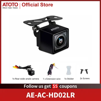 ATOTO AE-AC-HD02LR HD 720P ryggekamera med Live Bak-visning For Europa, Spania, Tyskland, Italia-Området etc Parkering Hjelpe Kamera
