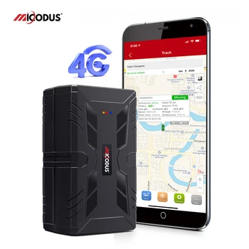 MiCODUS Bil GPS Tracker 4G ML920G 20000mAh Superstrong Magnetiske 4G GPS Tracking Enhet Stemme Skjerm Vibrere Flytte Alert Gratis APP